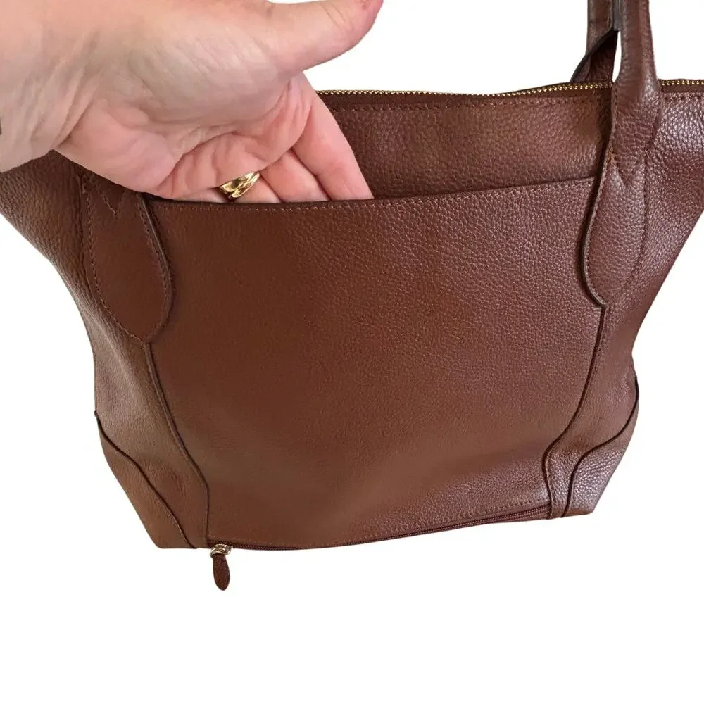 Lodis brown leather